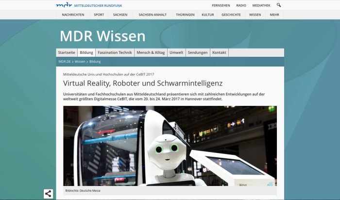 MDR-CeBIT-OvGU-IntelligentSystems-1 MDR-CeBIT-OvGU-IntelligentSystems-1